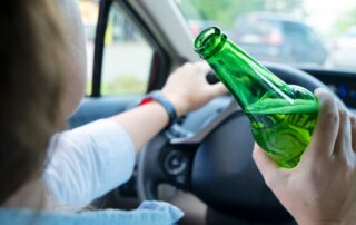 Drunk driving concept