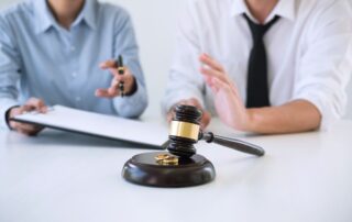 husband and wife during divorce process and signing of divorce contract, Wedding ring