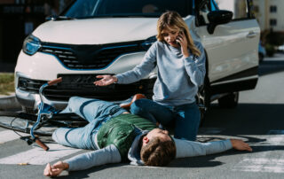 Accidente de motocicleta en California