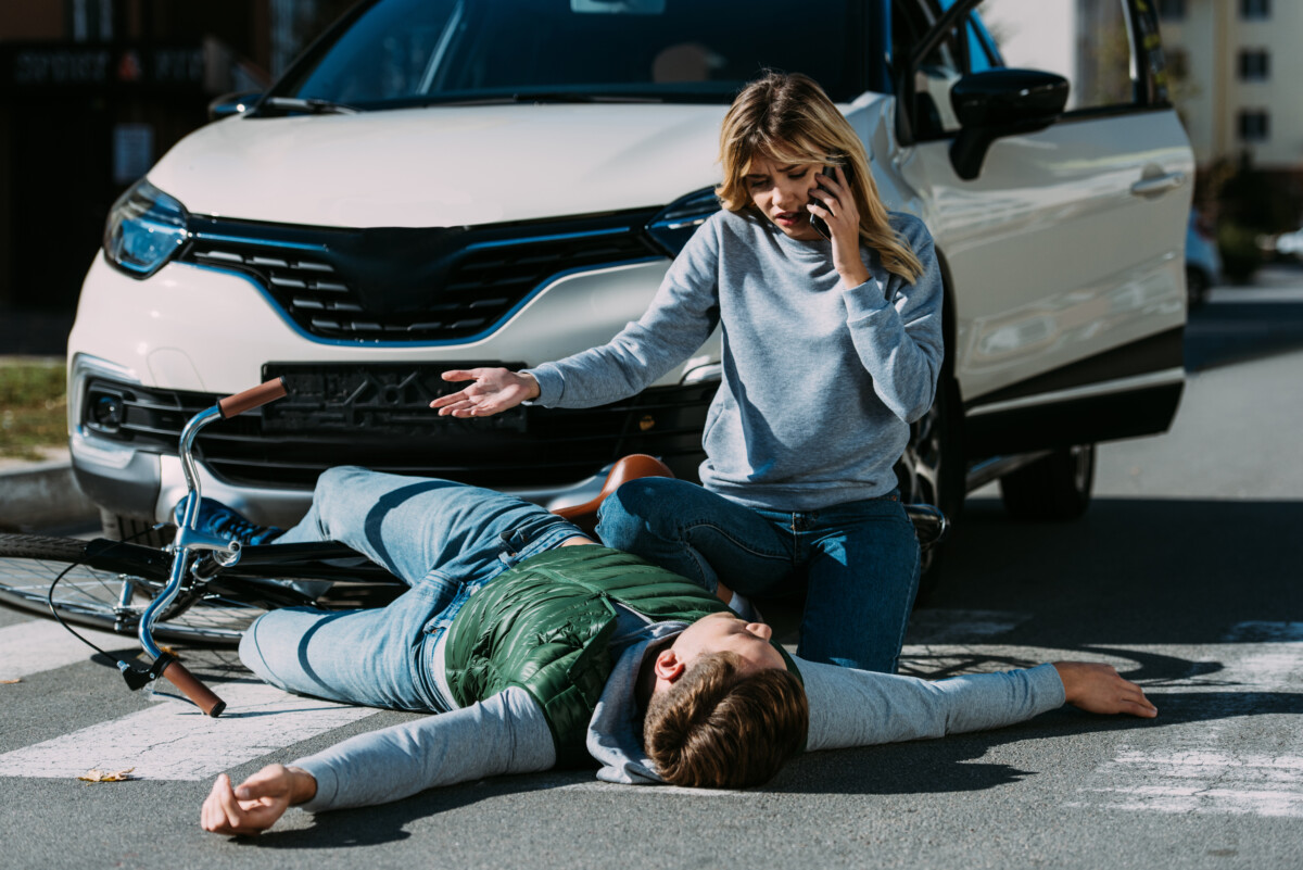 Accidente de motocicleta en California