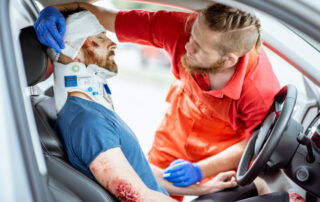 Lesiones por accidente de tráfico