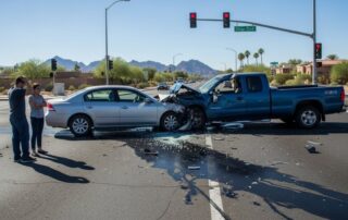 Can I still get compensation if I was partially at fault for the car accident in Phoenix