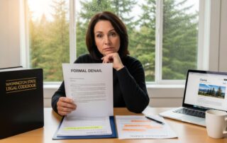 What happens if the insurance company denies my claim in Seattle