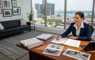 What is the average compensation for a car accident in Detroit