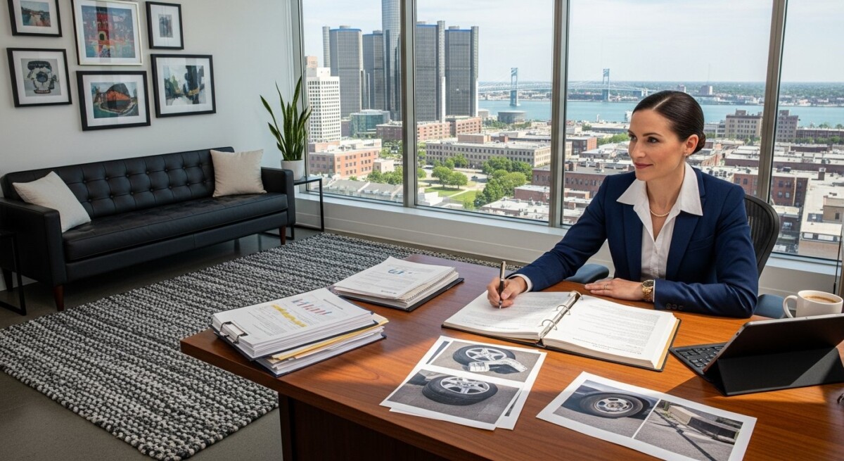 What is the average compensation for a car accident in Detroit