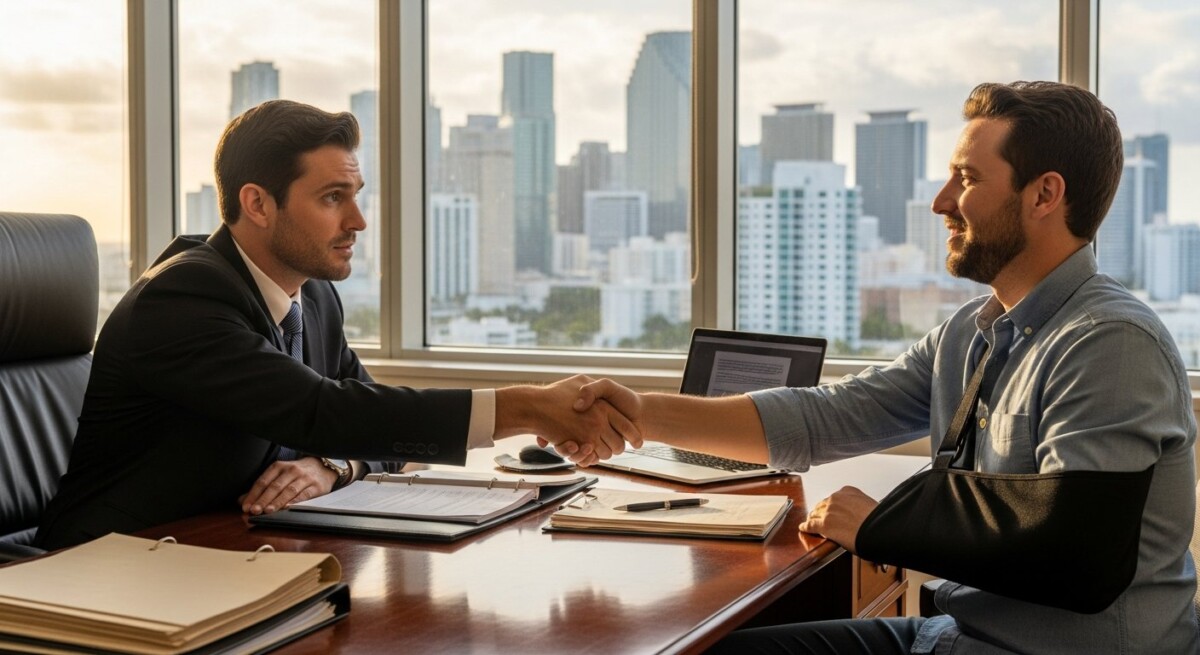 Car accident injury lawyer with no upfront fees in Miami