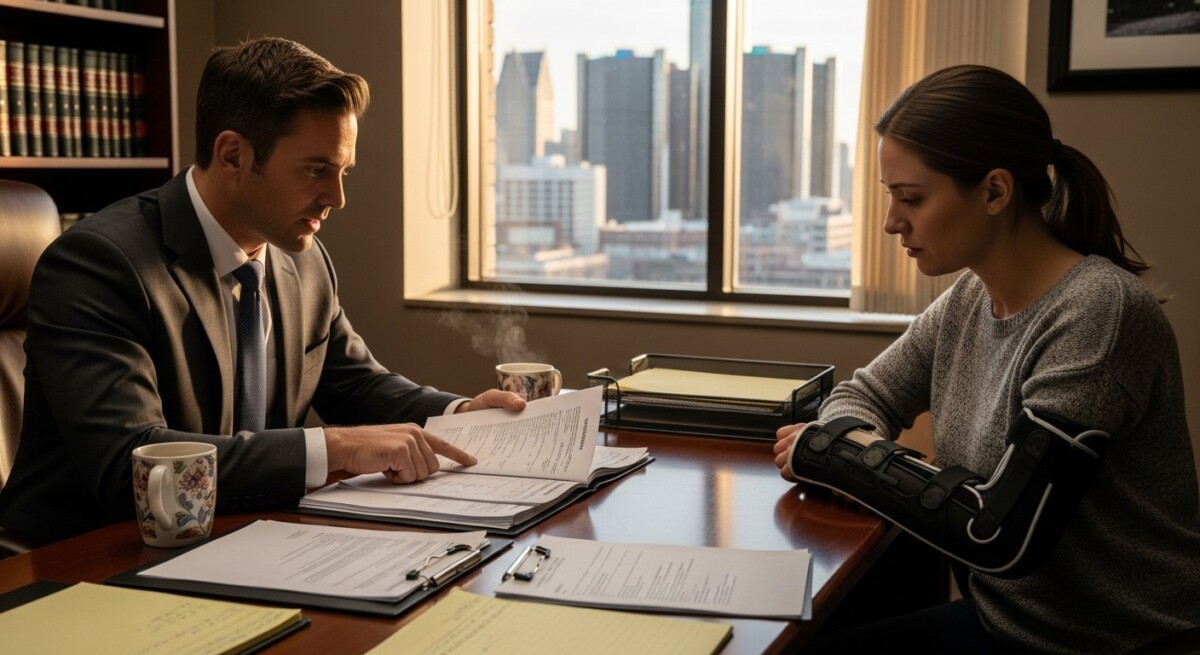 Personal injury lawyer for medical bills after a car accident in Detroit