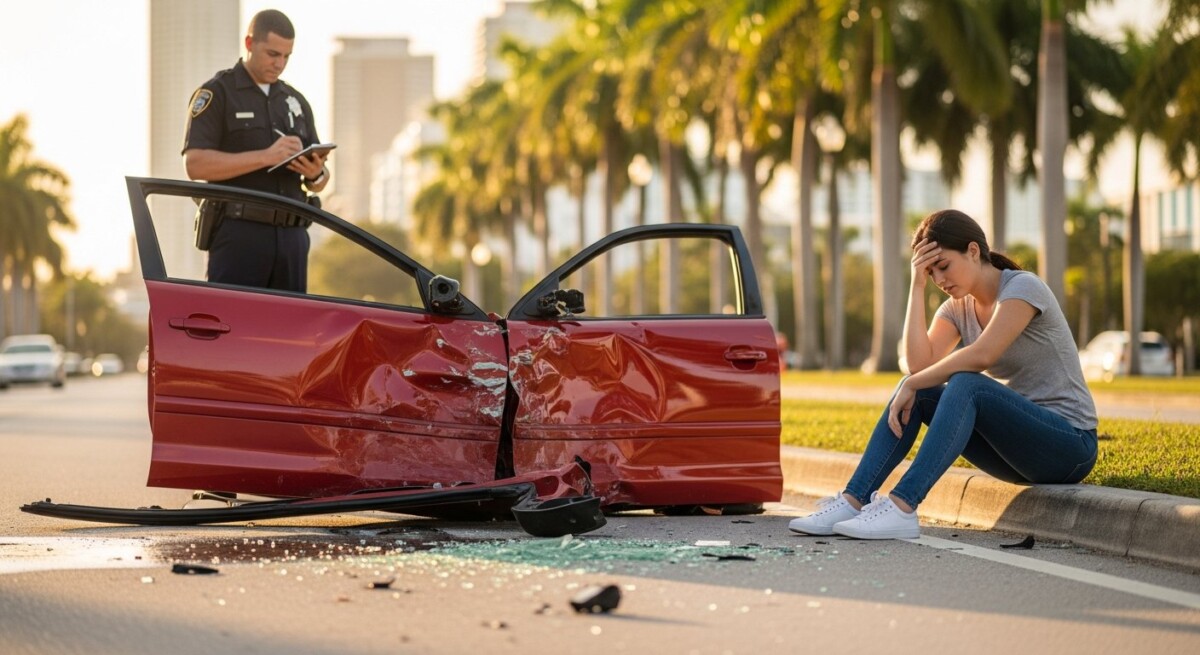 Can I sue for pain and suffering after a car accident in Miami