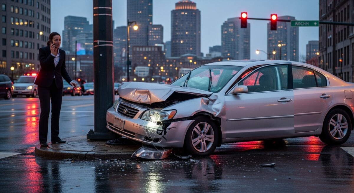What happens if the other driver was uninsured in Boston