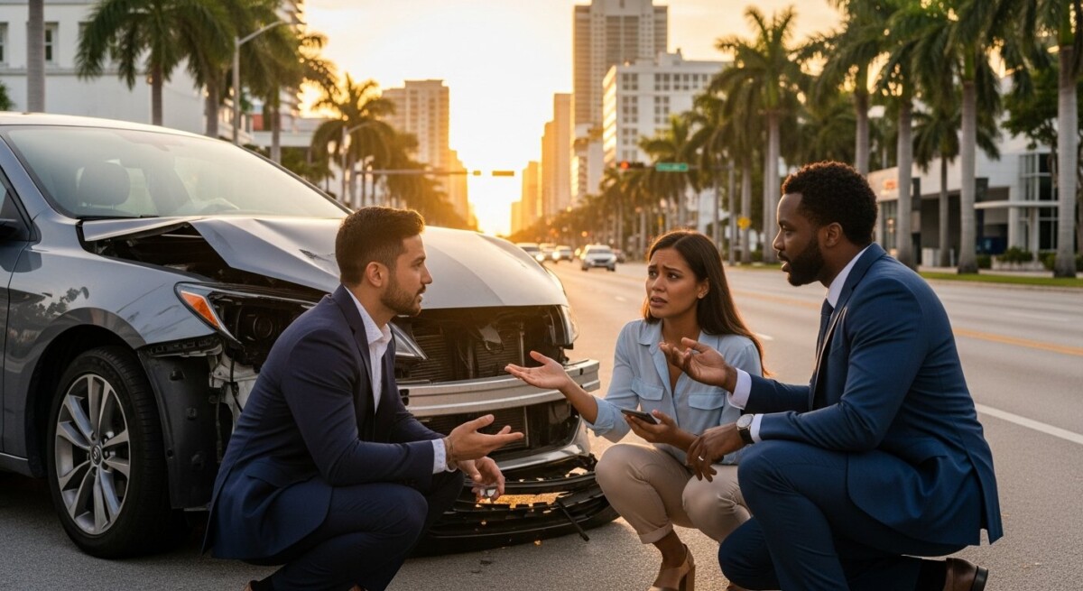 Car accident injury lawyer with no upfront fees in Miami