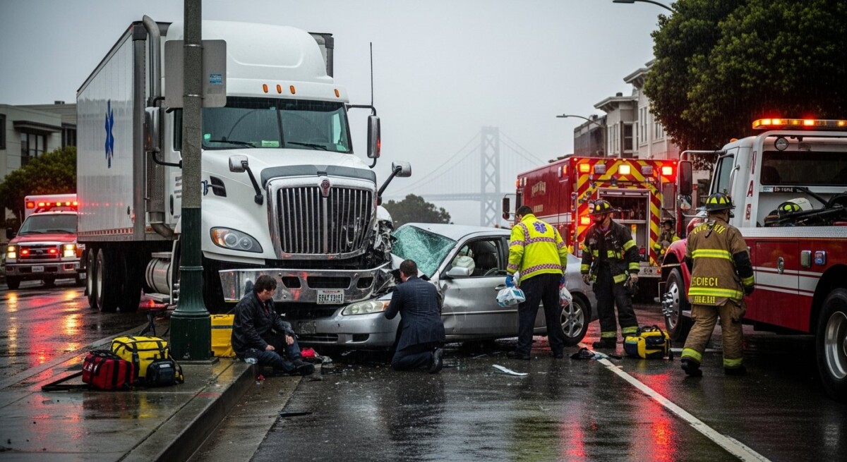 Legal help for truck accidents in San Francisco