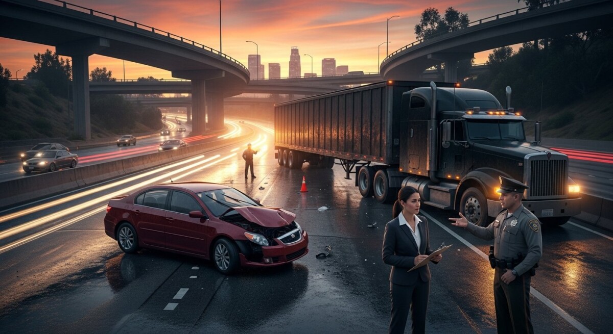 Legal services for truck accidents in Los Angeles