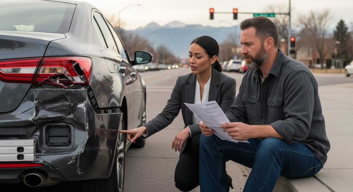 Lawyer for injury compensation after a car accident in Denver