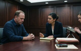 what happens during car accident deposition