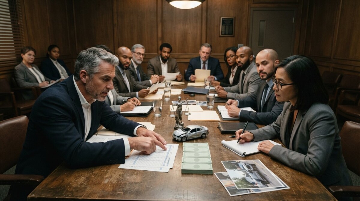 how jury decides car accident compensation